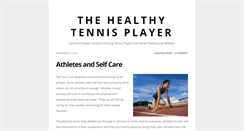 Desktop Screenshot of capitaltennis.net